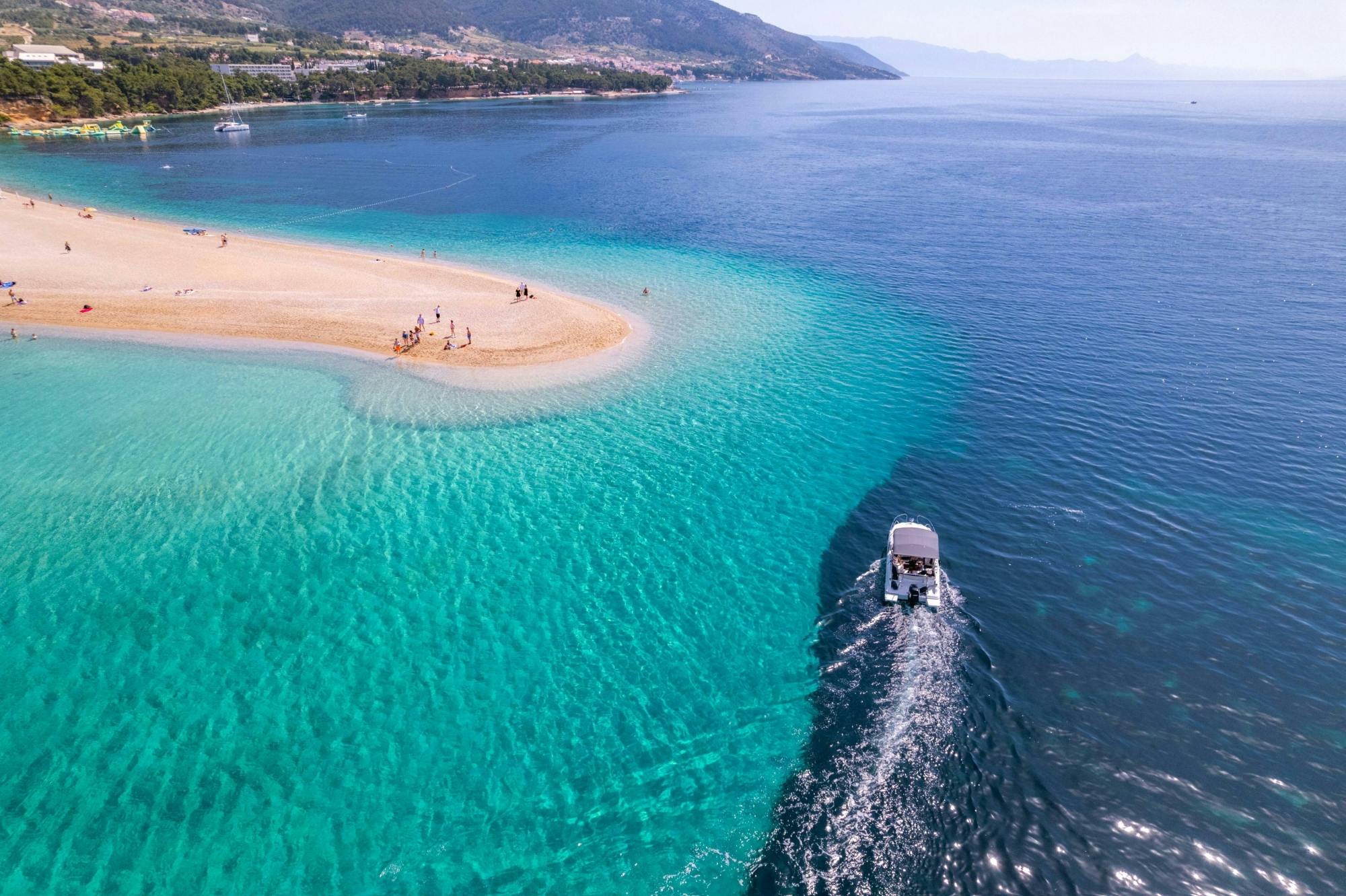 Croatian island hopping by speedboat to Hvar, Brac and Zecevo