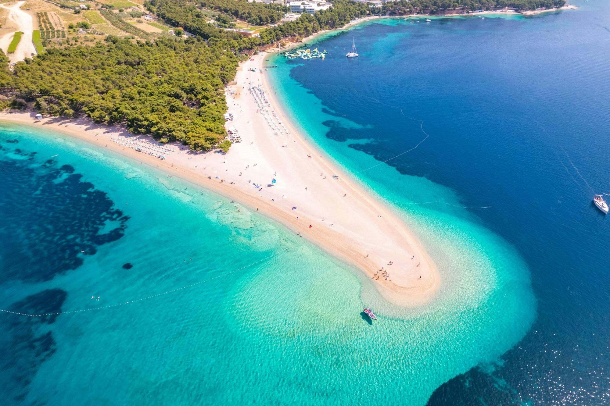 Croatian island hopping by speedboat to Hvar, Brac and Zecevo