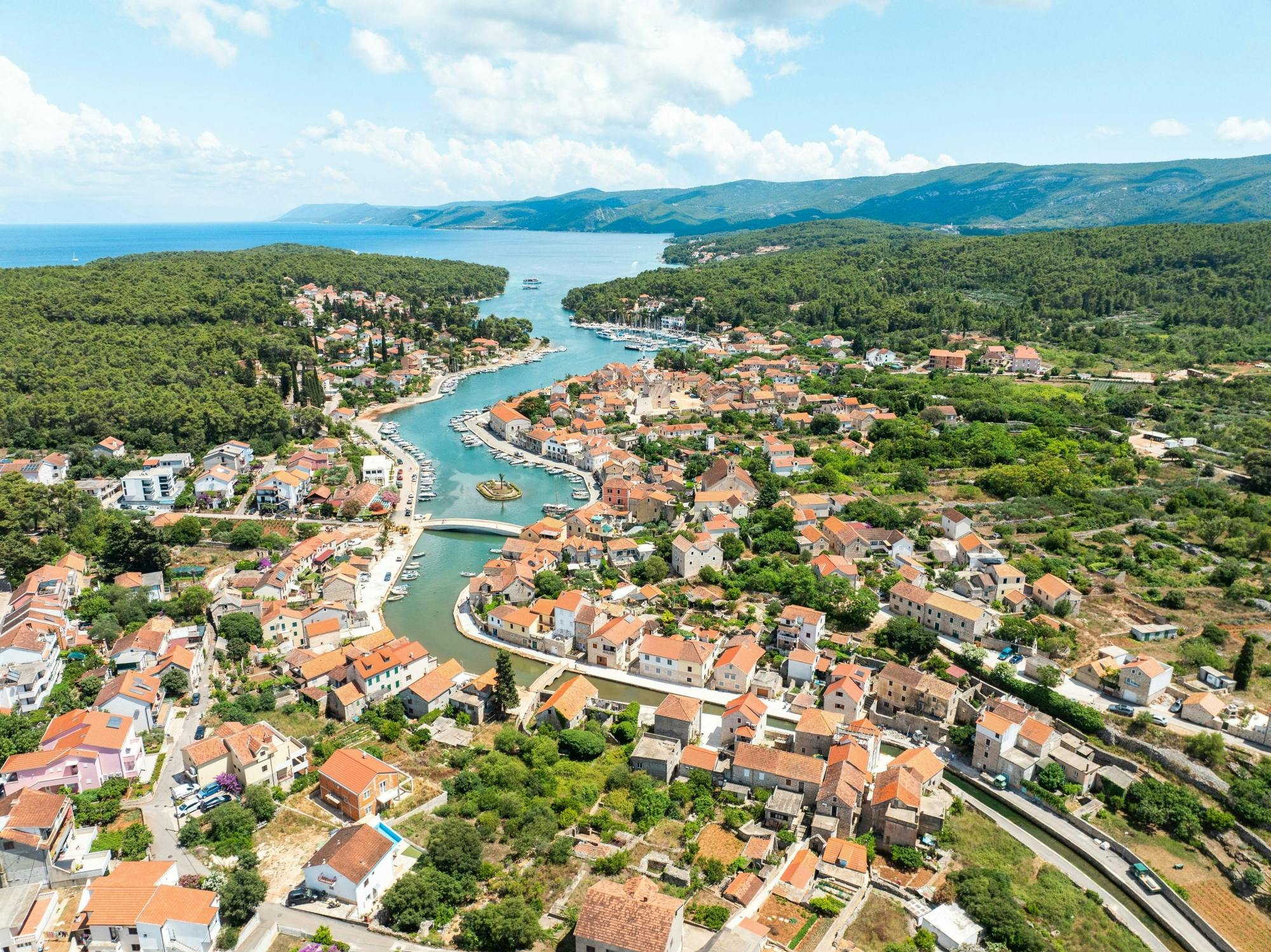Croatian island hopping by speedboat to Hvar, Brac and Zecevo