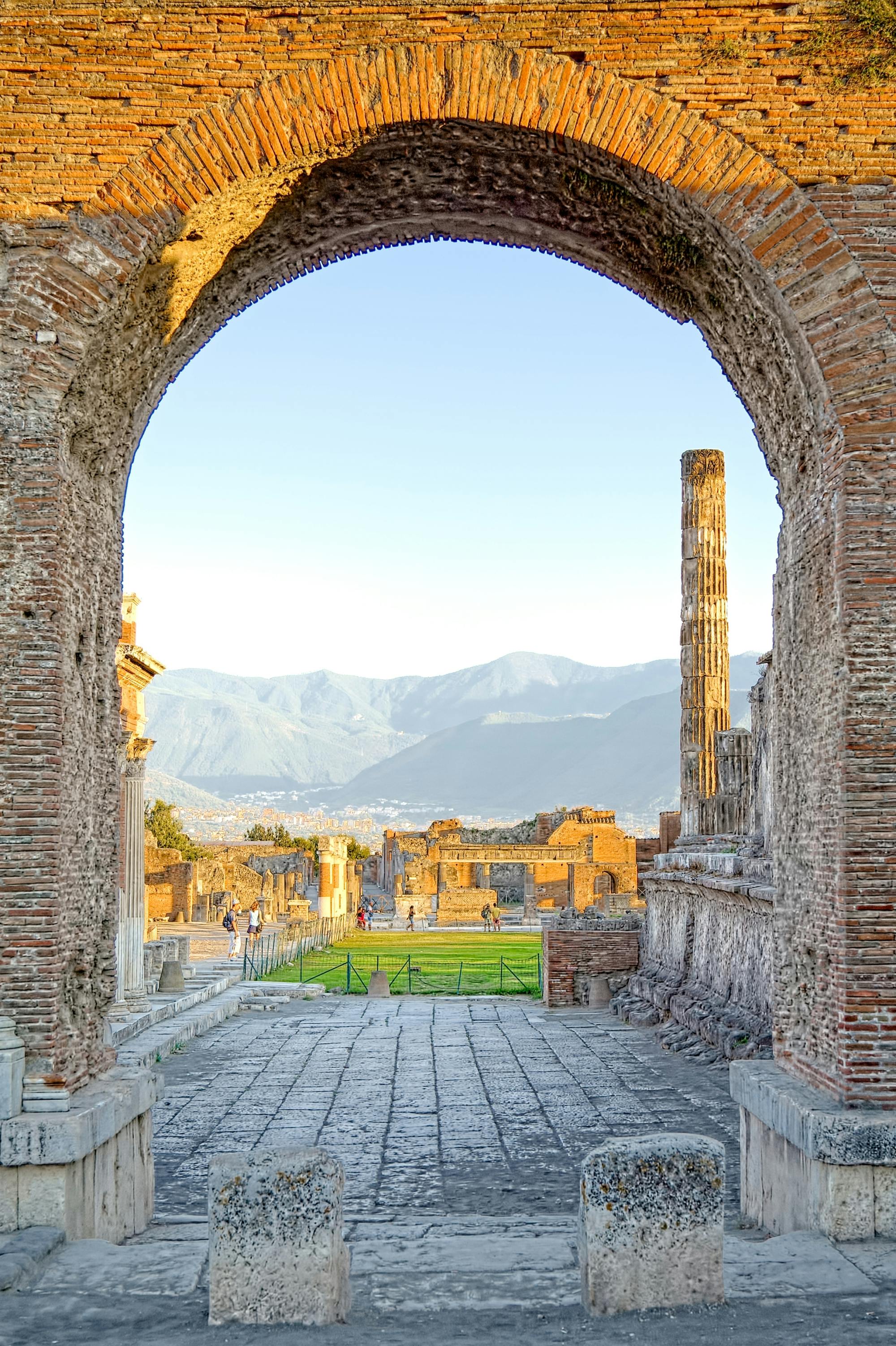 Pompeii ruins group tour from Naples