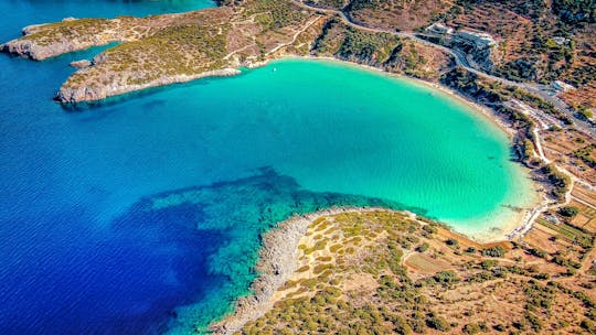 Bus day trip to Voulisma Beach from Heraklion with return journey