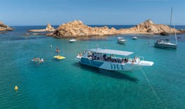 Boat trip to the northern coves of Menorca from Fornells