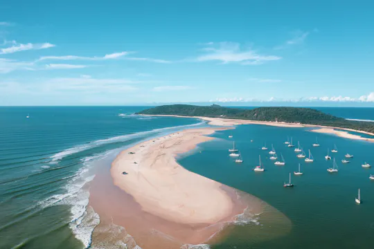 Excursion d'une journée aventure en kayak de mer et plage en 4X4 avec vue sur les dauphins de Noosa