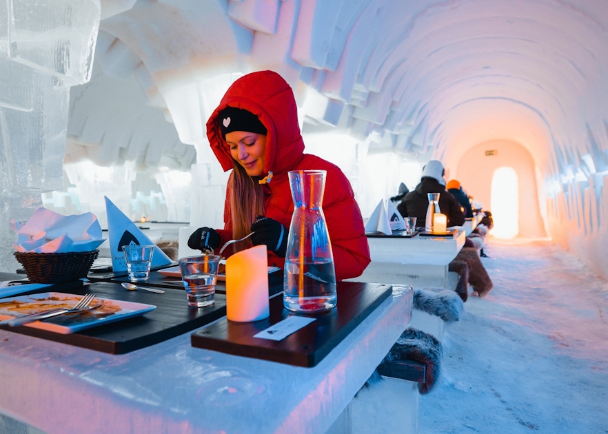 Food & Dining in Rovaniemi: Ice Restaurant Dinners, Lappish Buffets & Snow Sauna Experiences Food & Dining in Rovaniemi: Ice Restaurant Dinners, Lappish Buffets & Snow Sauna Experiences