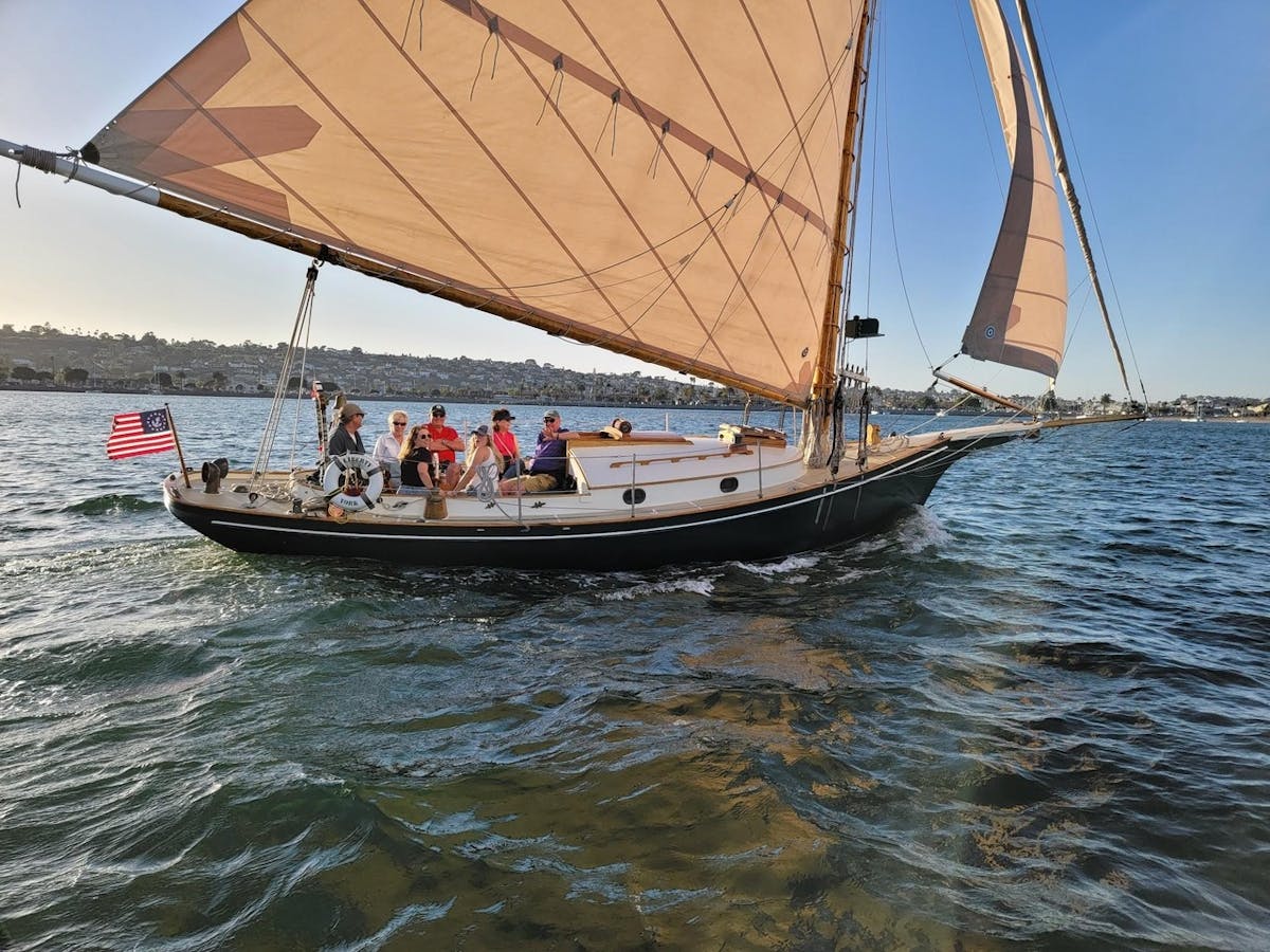 Middagcruise op een vintage jacht in San Diego