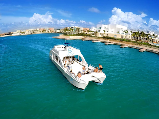Full-day catamaran cruise with snorkelling and a beachside lunch