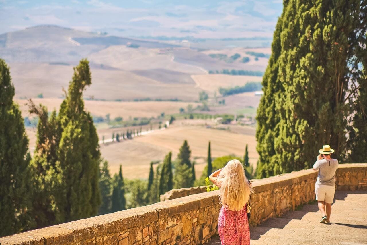 Viagem de um dia particular para Montalcino, Pienza e Montepulciano saindo de Florença