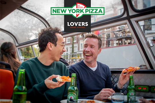 Amsterdam pizza cruise with drinks