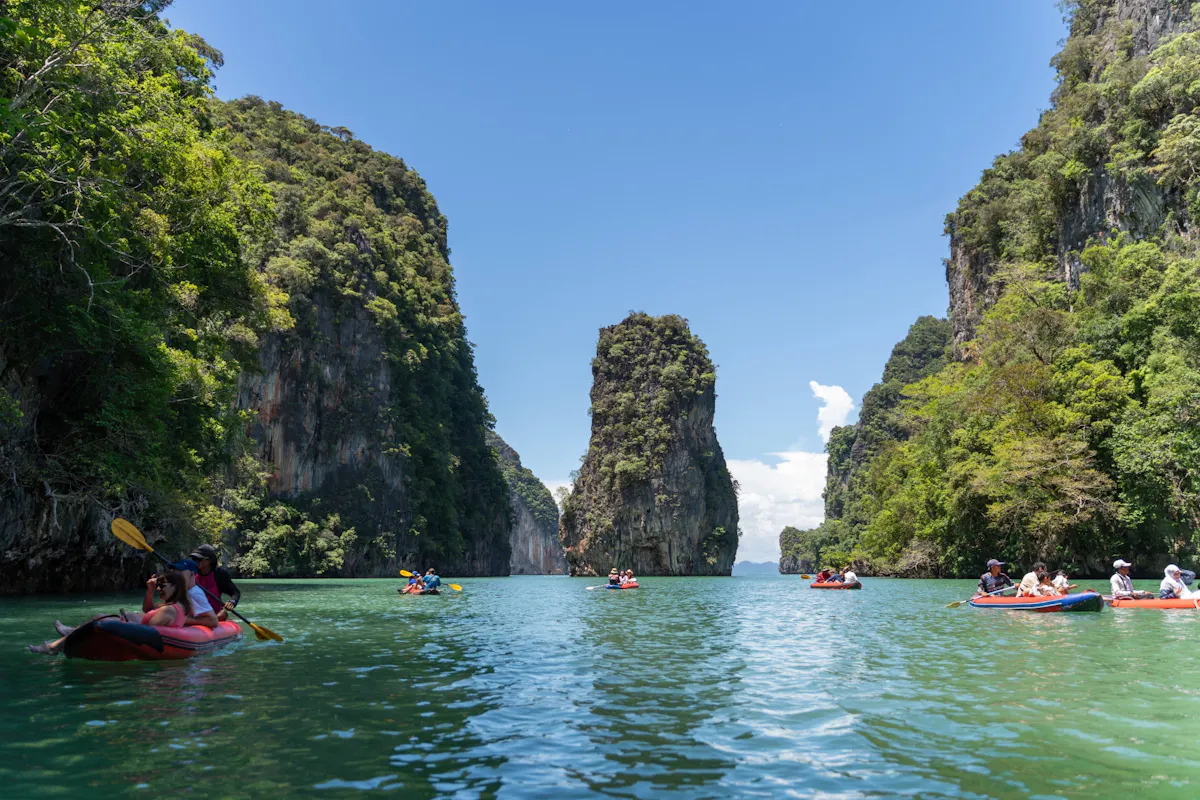 Full-day boat tour to Naka Island and James Bond Island
