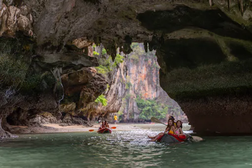 Full-day boat tour to Naka Island and James Bond Island