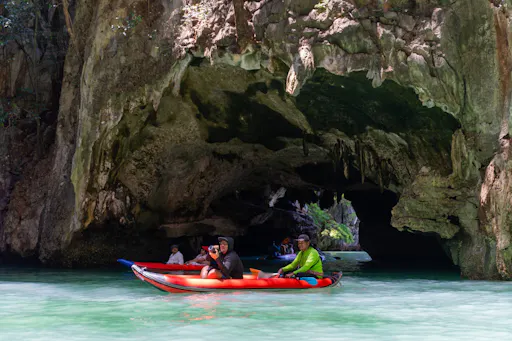 Full-day boat tour to Naka Island and James Bond Island