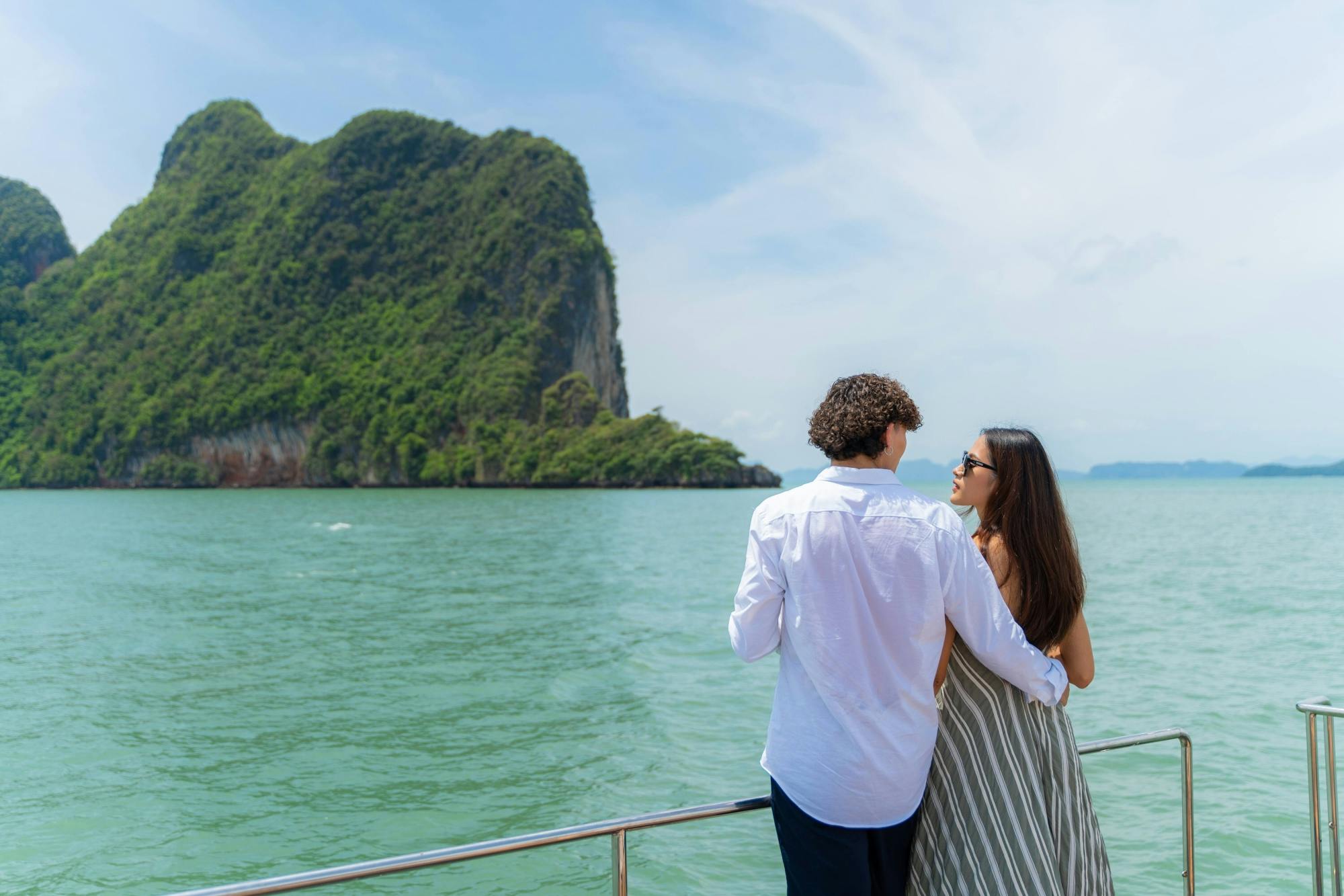 Full-day boat tour to Naka Island and James Bond Island