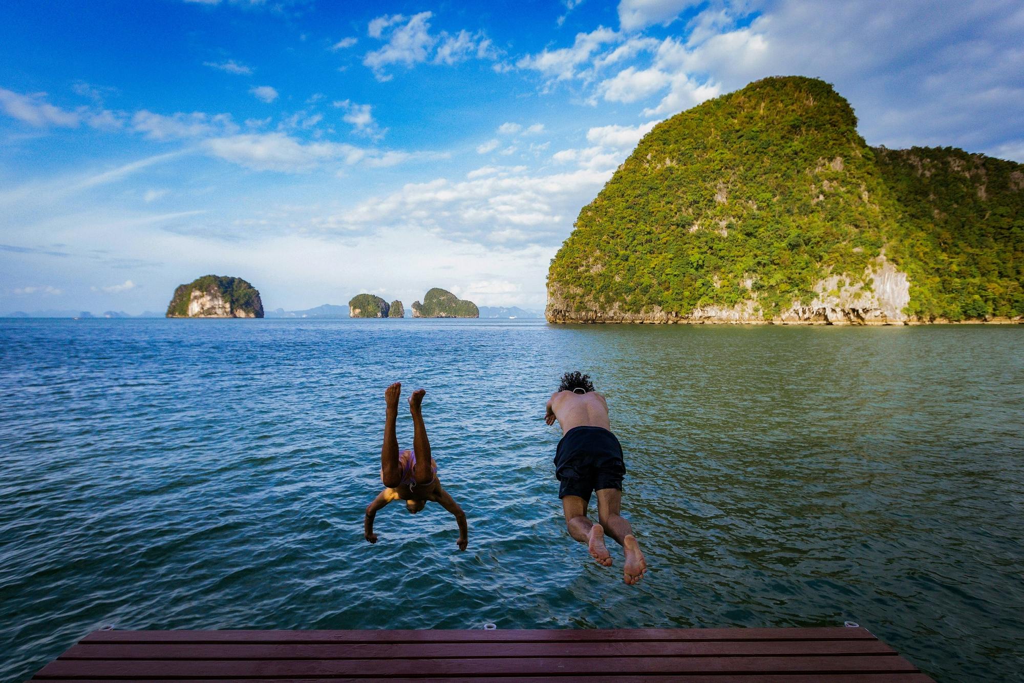 Full-day boat tour to Naka Island and James Bond Island
