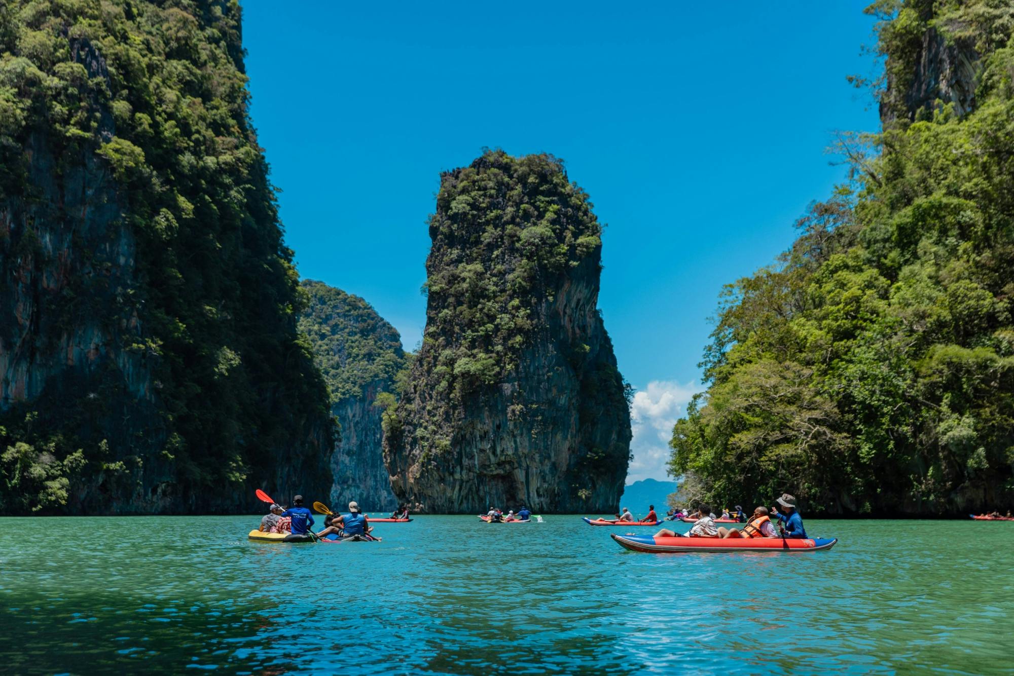 Full-day boat tour to Naka Island and James Bond Island