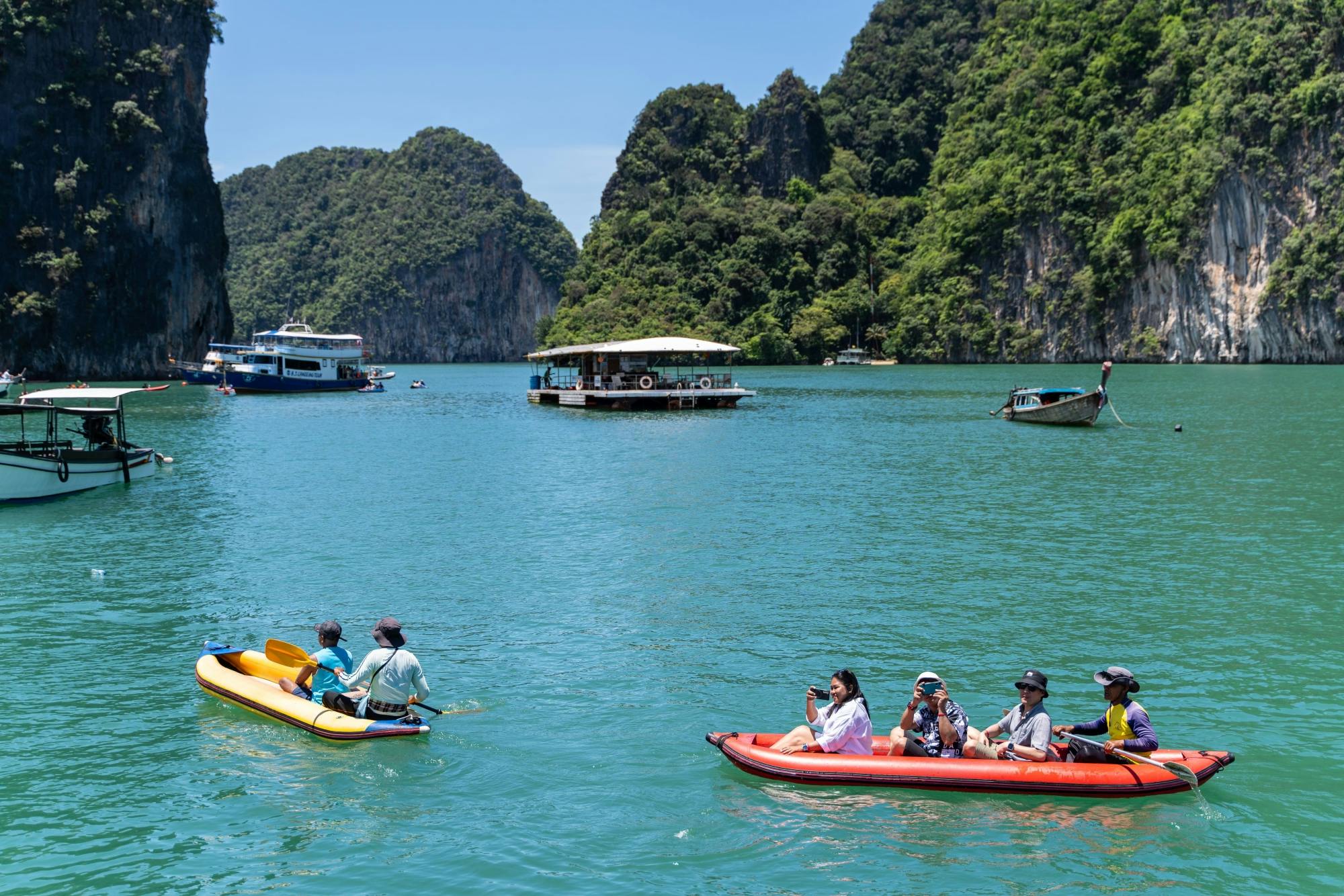 Full-day boat tour to Naka Island and James Bond Island