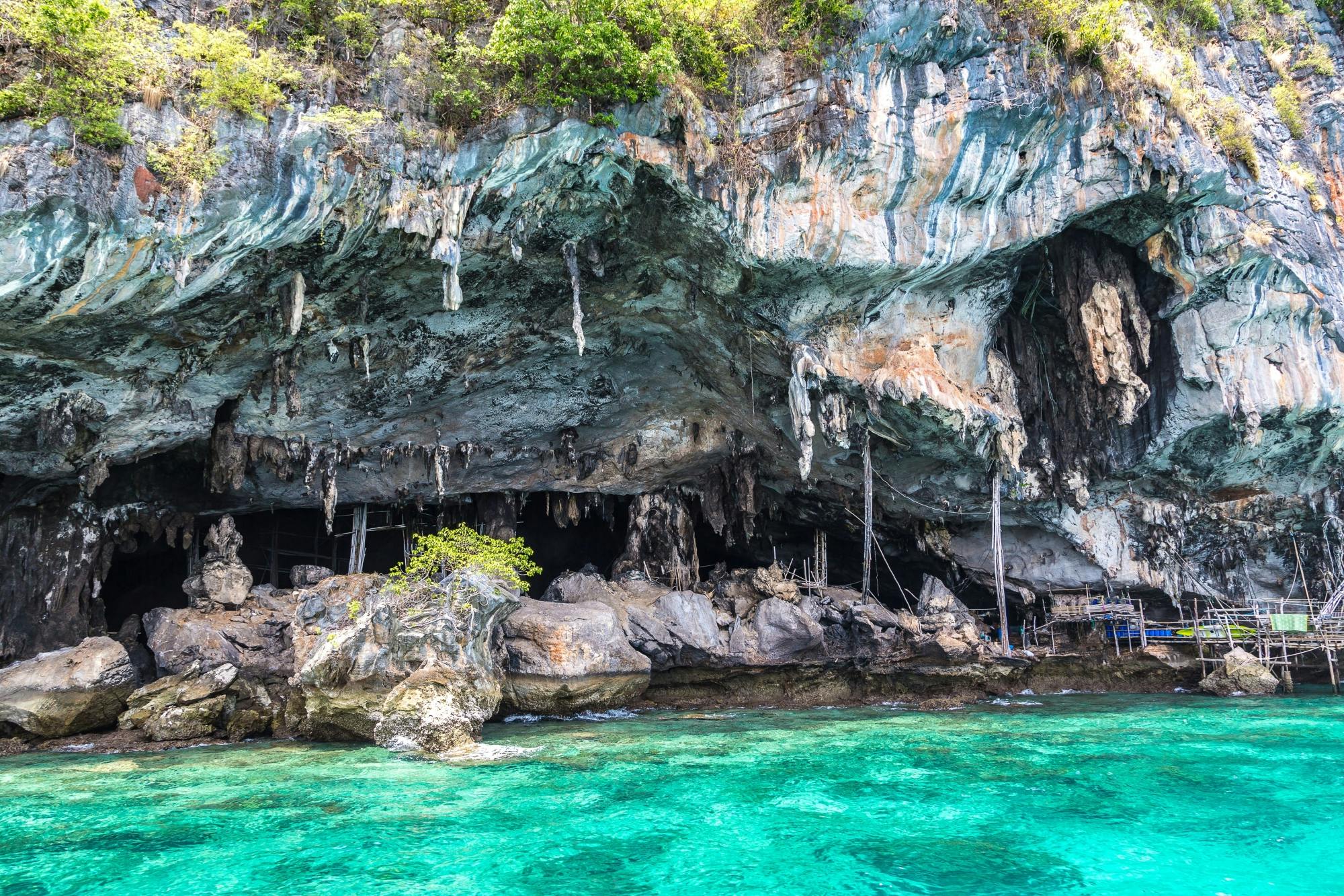 Full-day early Phi Phi and Bamboo Islands by speedboat