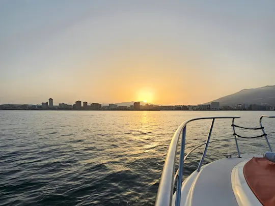 Sunset boat tour with complimentary drink in Fuengirola