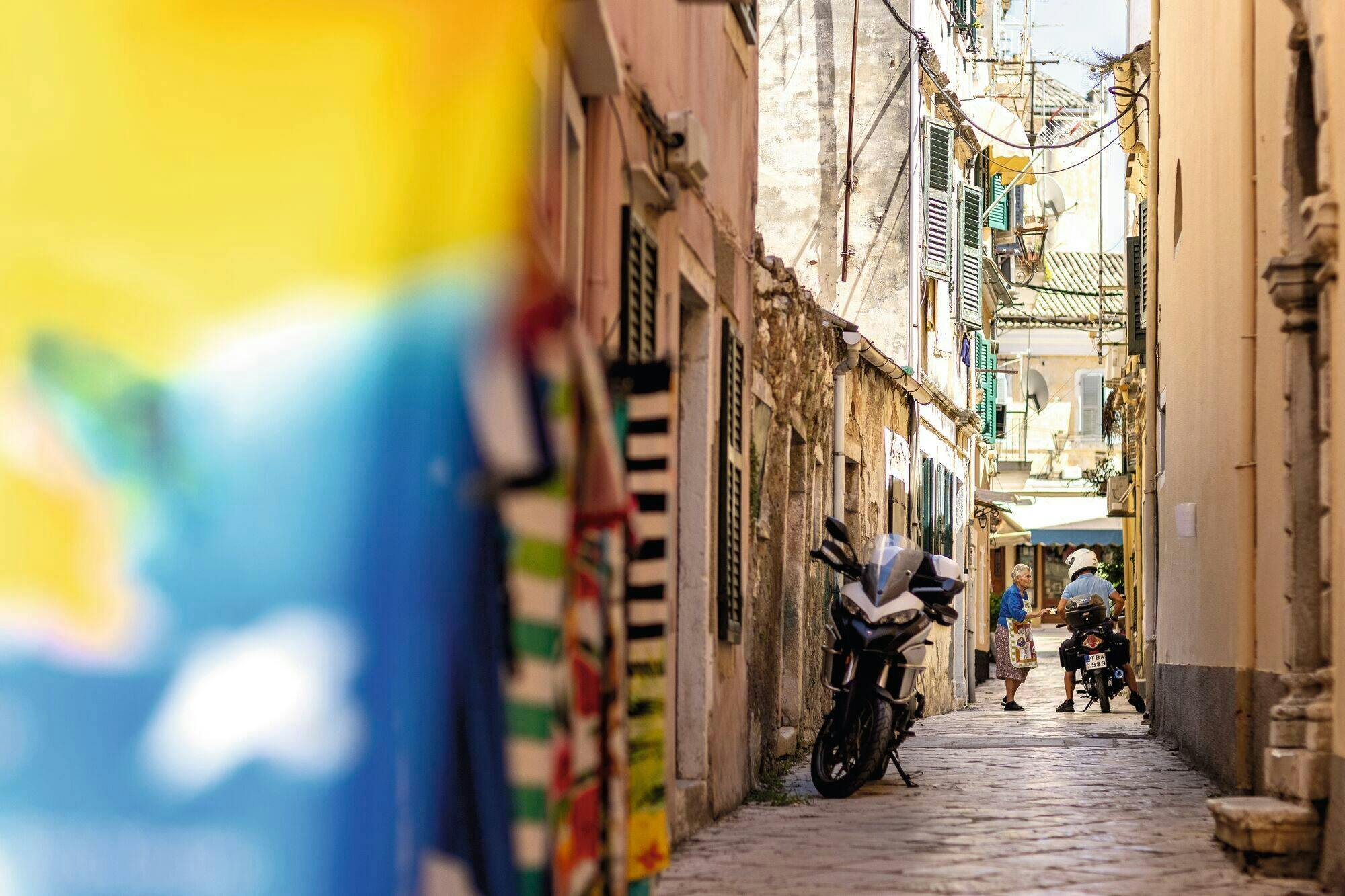 Sites & Bites: Corfu Old Town, Greek doughnuts and ouzo