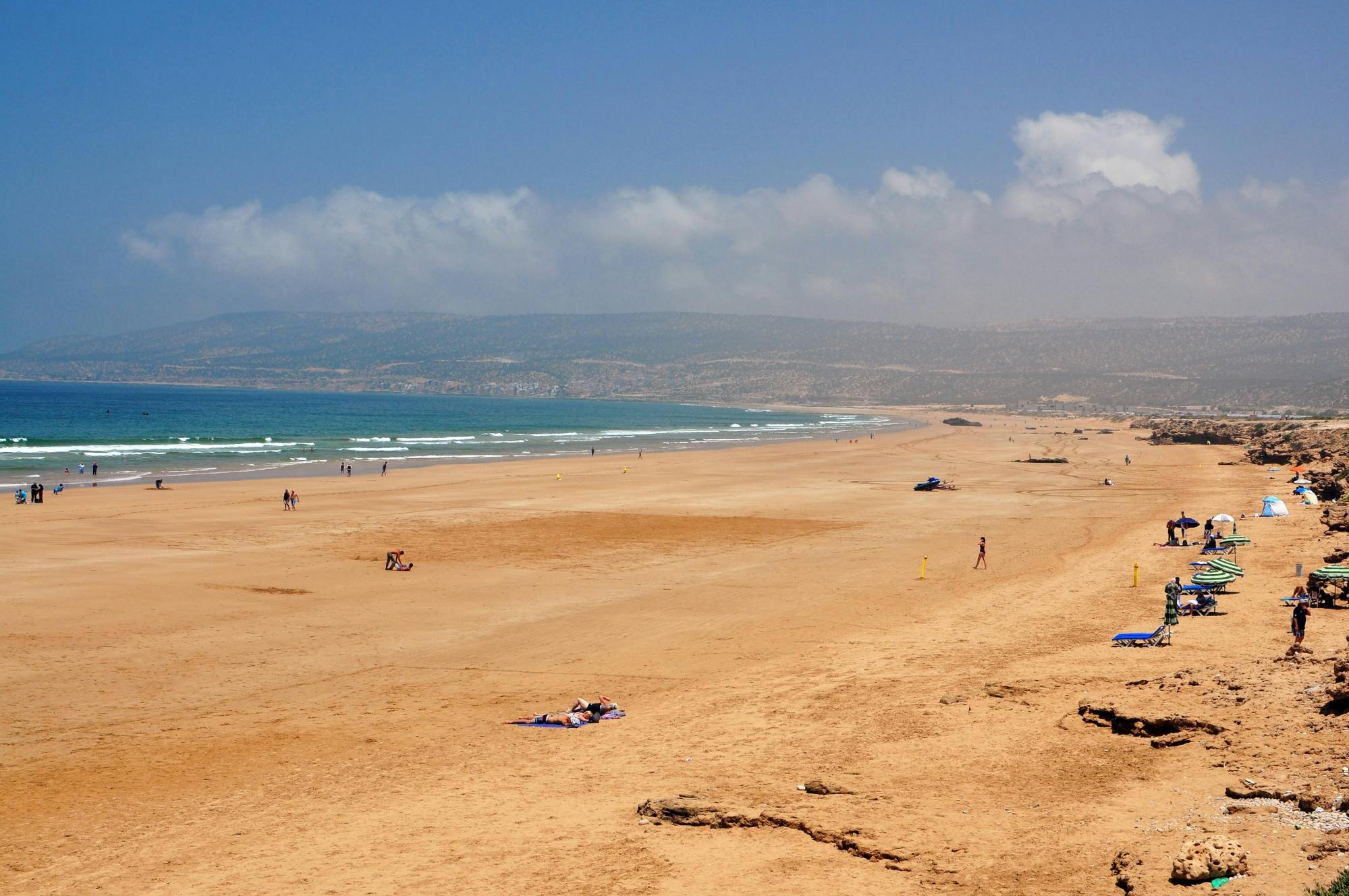 Atlantic coast tour and Timlalin Dunes sand-boarding session
