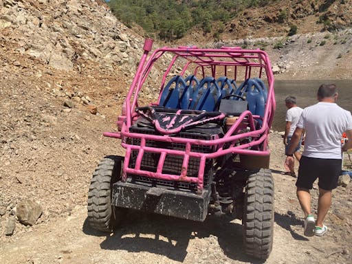 Monster buggy, jet boat, and zipline experience