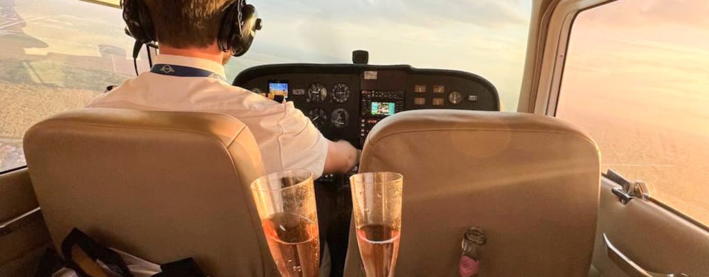 Miami luxury airplane tour with champagne