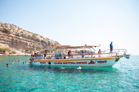 Excursion en bateau à vision sous-marine dans le golfe de Kefalos