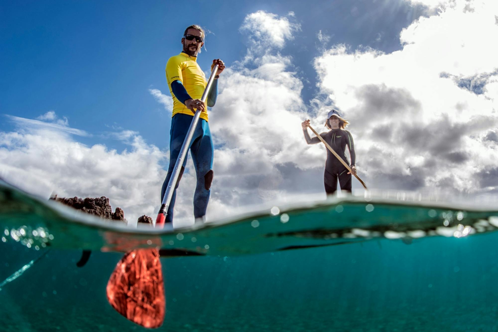 Stand Up Paddle-lektion Lanzarote