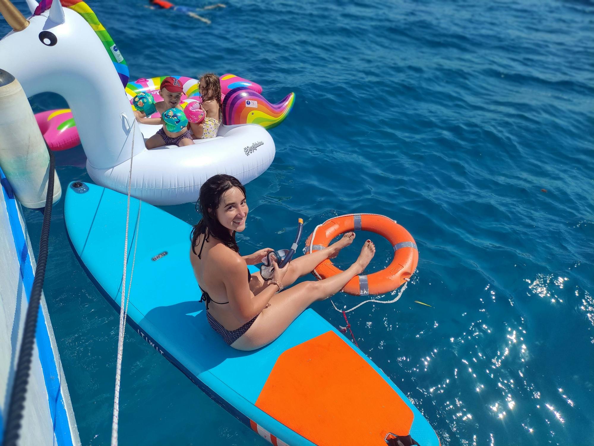 Ibiza family boat trip