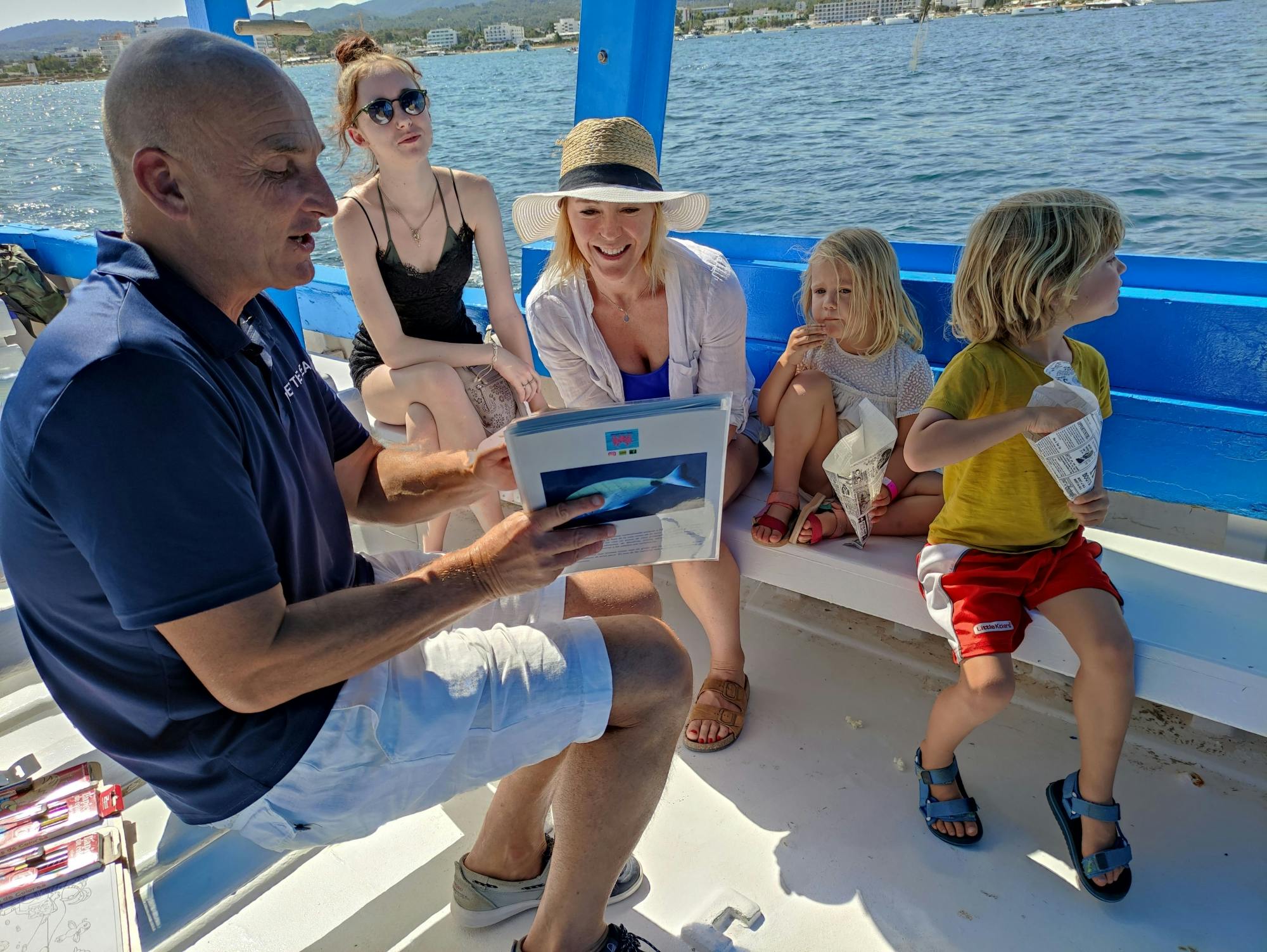 Ibiza family boat trip