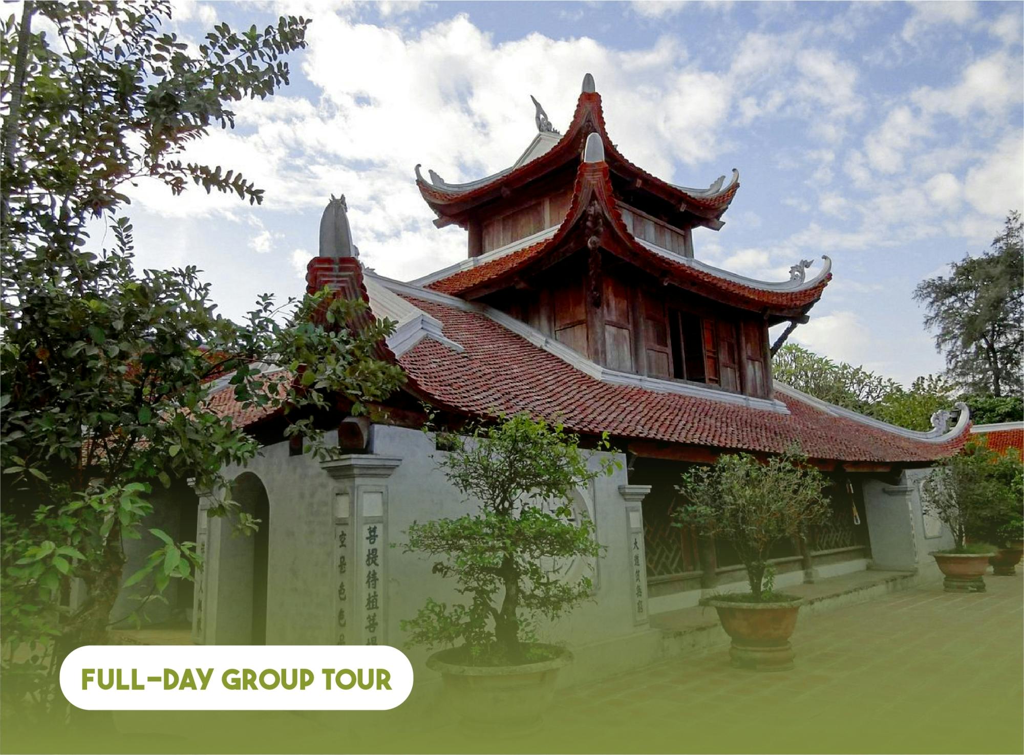 Excursão de dia inteiro de artesanato em Bat Trang, Dong Ho e But Thap saindo de Hanói