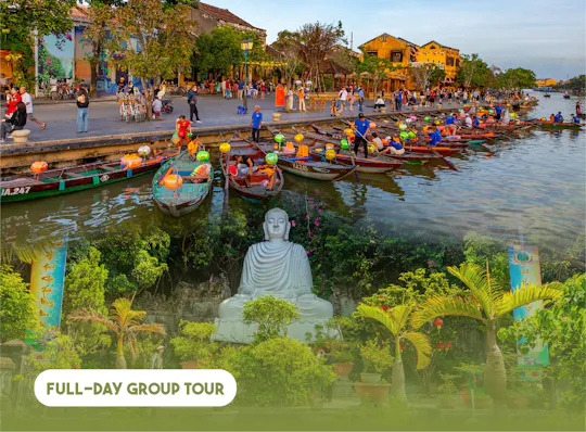 Ganztägige Tour ab Hue – antike Stadt Hoi An und Marmorberge