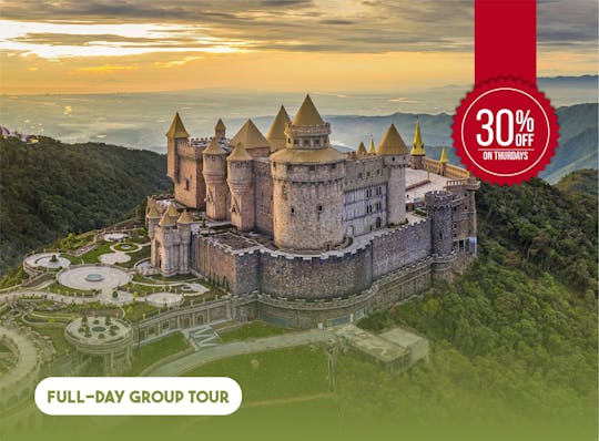Ba Na Hills, Fantasy Park, französisches Dorf und Golden Bridge-Tour