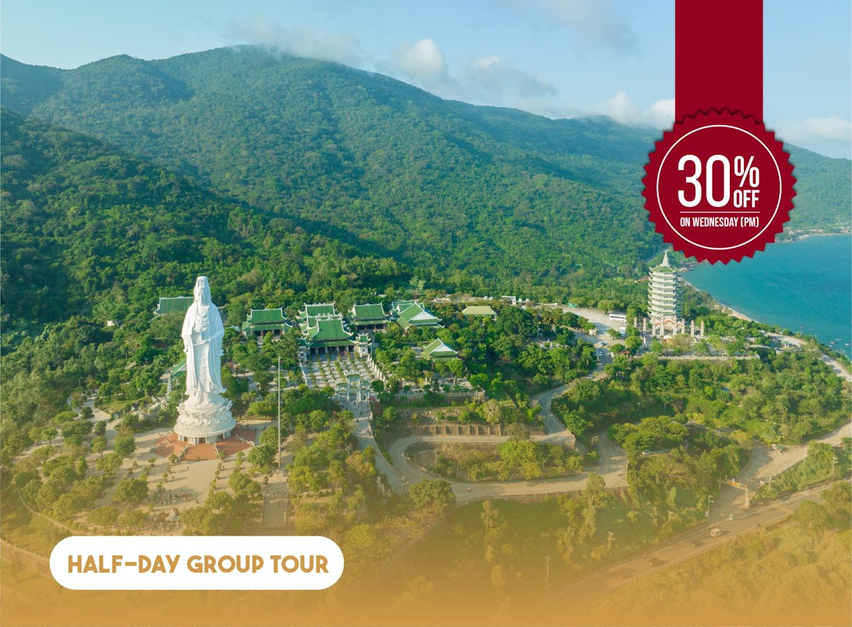 Marmeren bergen en Linh Ung-pagode - halve dagtour