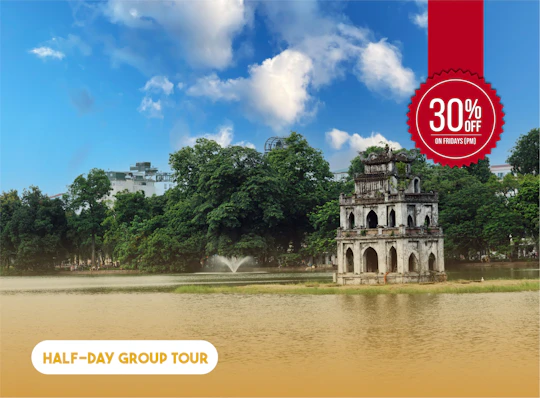 Ha Noi city of heritage with 1-hour cyclo ride half-day guided tour