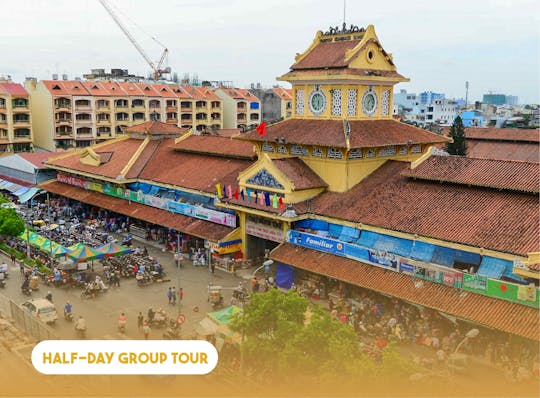 Visite des rues locales d'Ho Chi Minh-Ville en moto