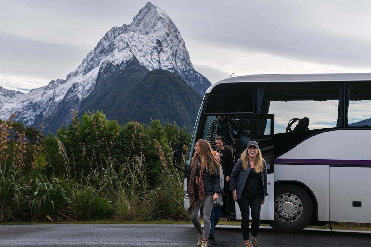 Tour in pullman del Milford Sound e crociera di un giorno