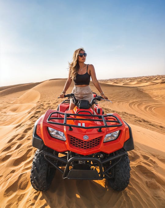 Sunset quad biking tour with BBQ dinner