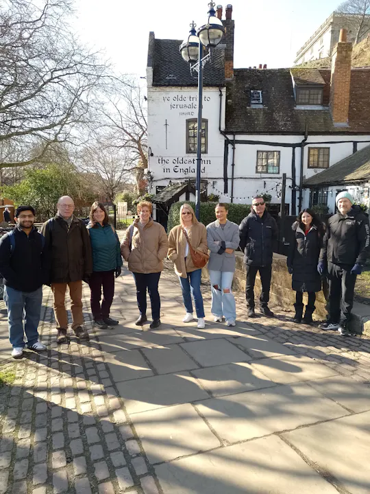 Passeio a pé pela cidade de Nottingham