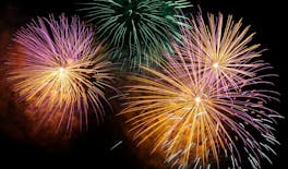 Costa Dorada fireworks display boat