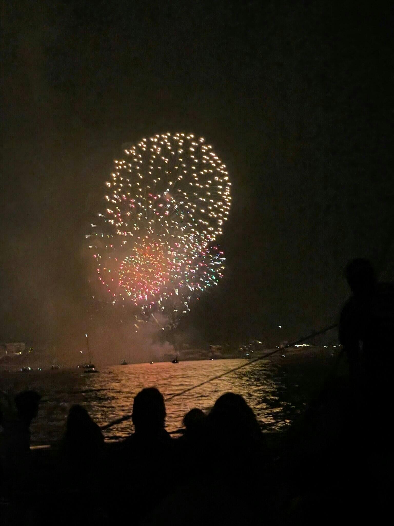 Costa Dorada fireworks display boat cruise
