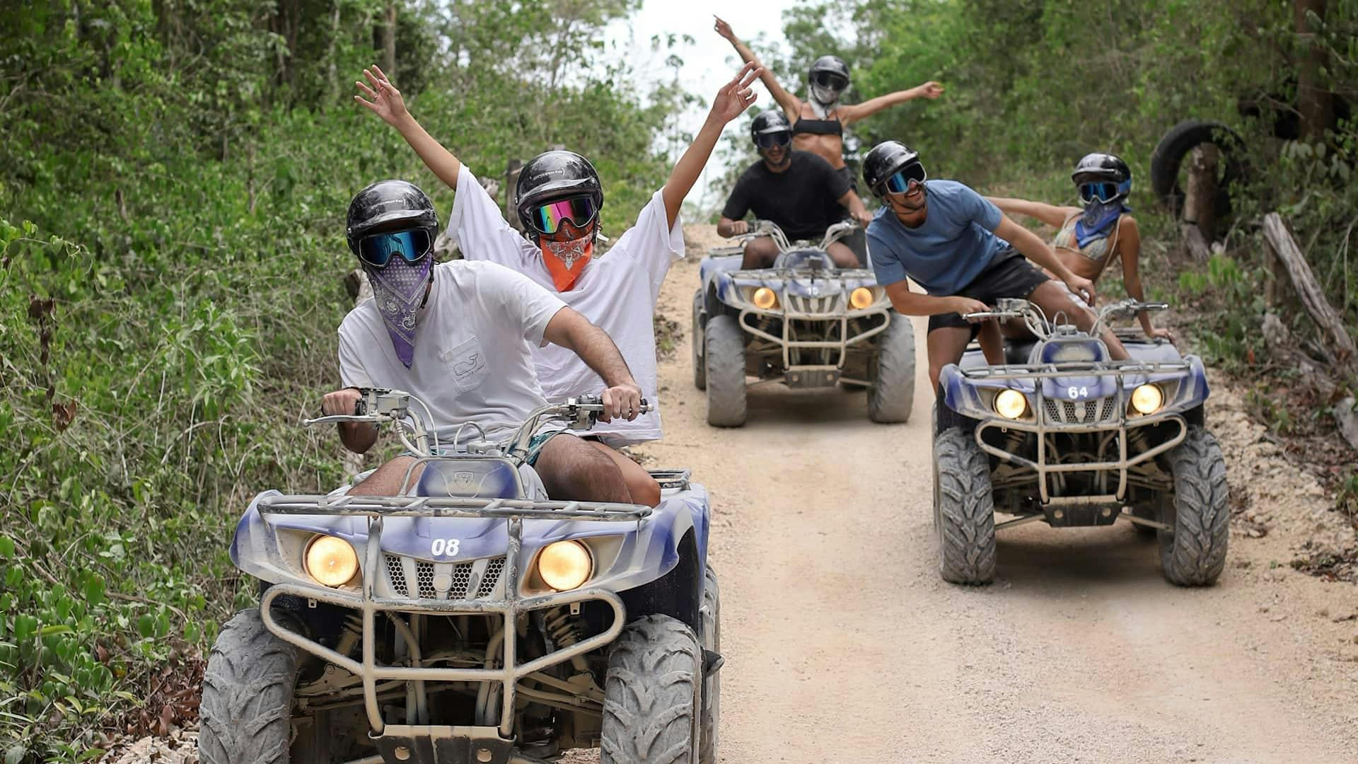 Akumal Monkey Sanctuary with ATV tour and snorkelling