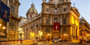 Evening transfer from Cefalù to Palermo with free time to explore