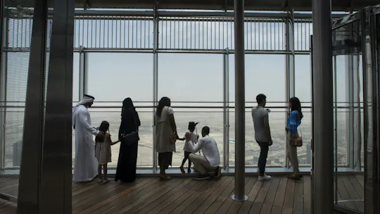 Burj Khalifa niveaux 124 et 125 billet flexible non daté