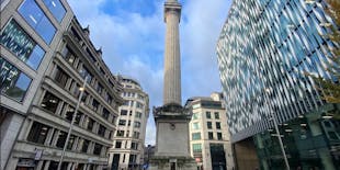 Great Fire Monument ticket with digital audio guide in London