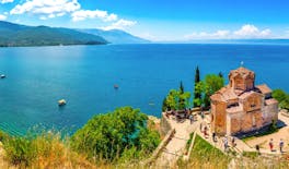 Guided day trip to Ohrid City and Lake from Skopje