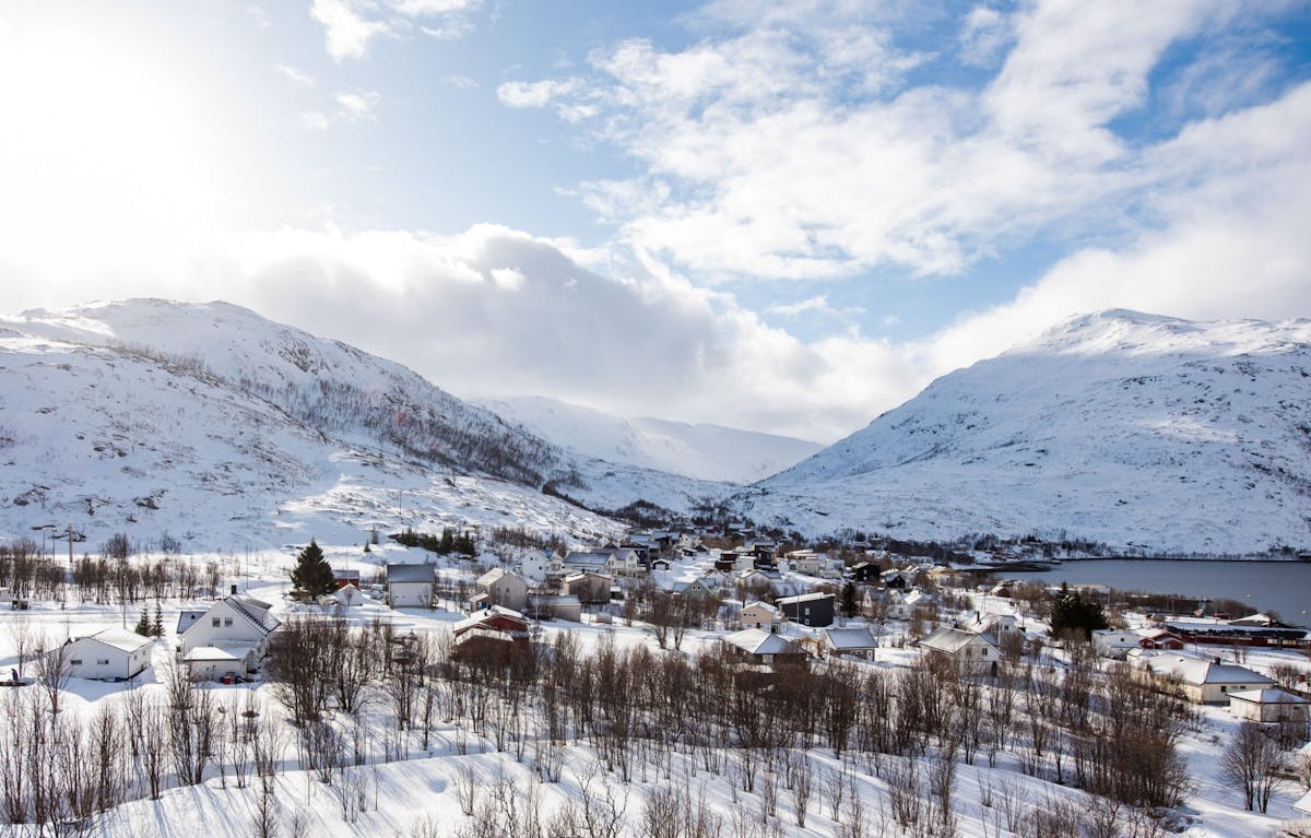 Winter Arctische landschappen kleine groepstour