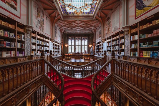 Silver ticket entrance for Livraria Lello bookshop in Porto