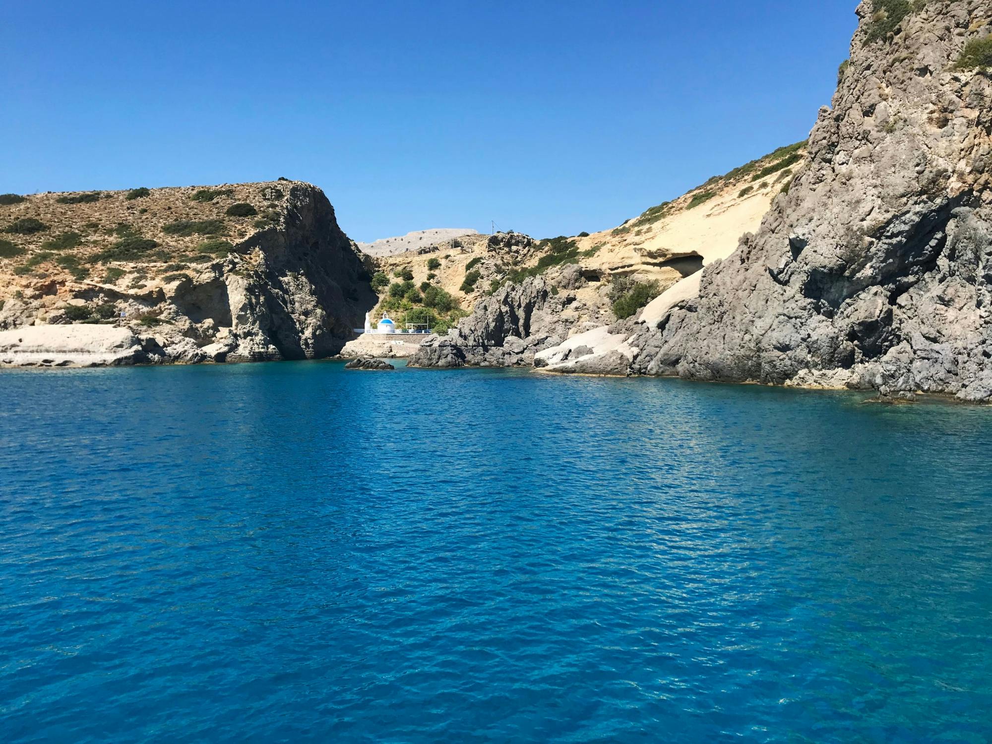 Rhodes semi private half-day catamaran cruise