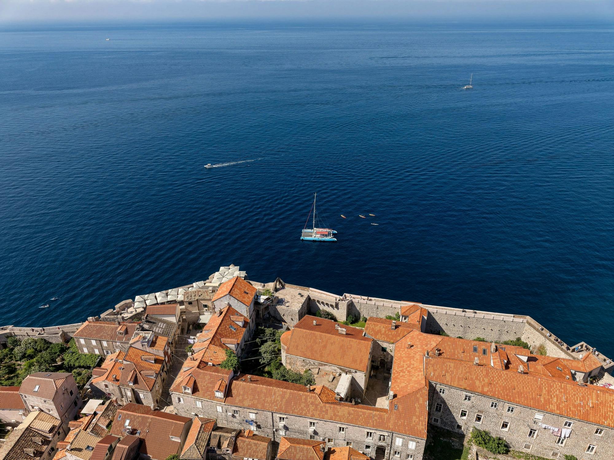 Dubrovnik catamaran to Kalamota island with Villa Ruža feast & drinks