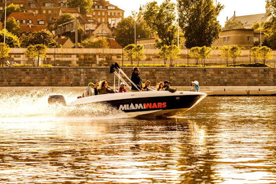 Vistula premium motorboat cruise with iconic Warsaw views